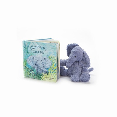 Jellycat Elephants Can't Fly and Fuddlewuddle Elephant Medium New Zealand | UPJYZ6230